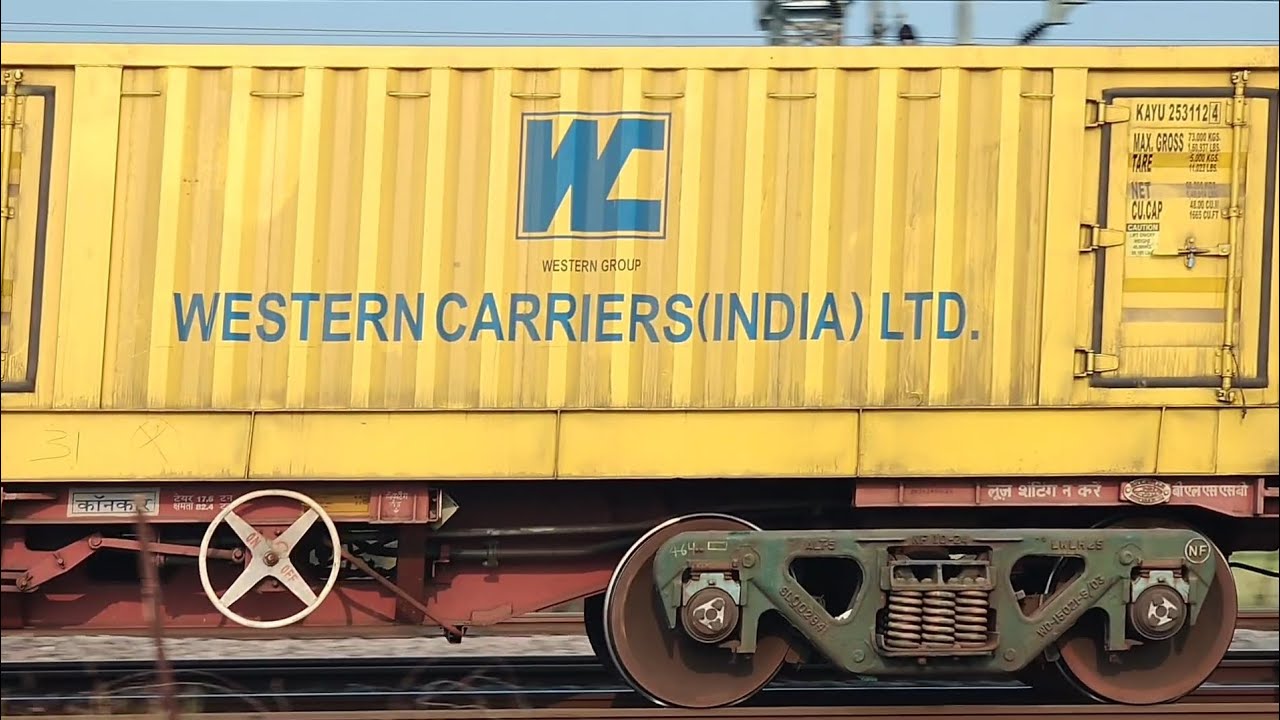 WAG-9 Hauling Freight Train at High Speed | Powerful Electric Loco Dominates the Main Line