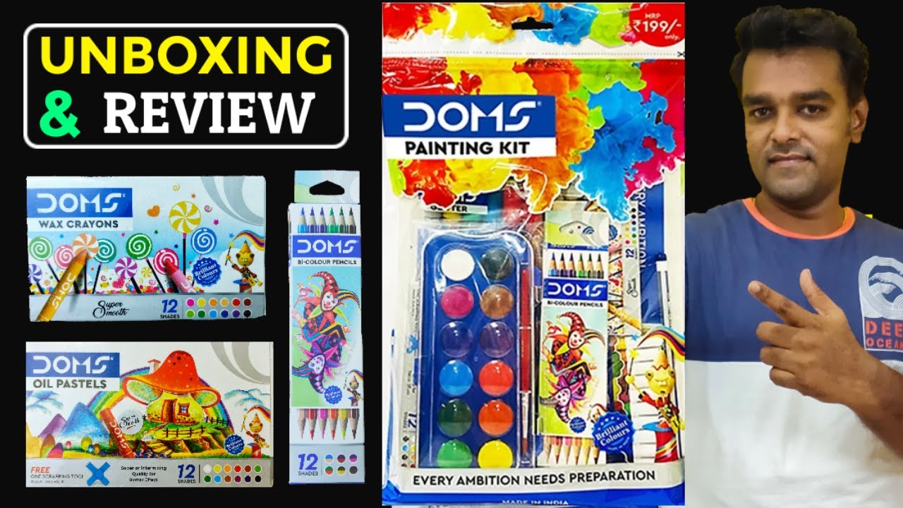 DOMS Painting Kit Unboxing and Review in Tamil | Sritharan |