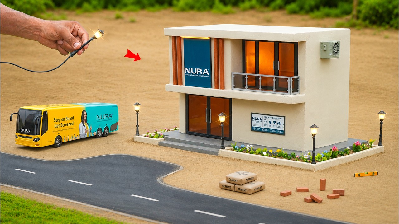 Building Mini NURA Hospital | Miniature Construction