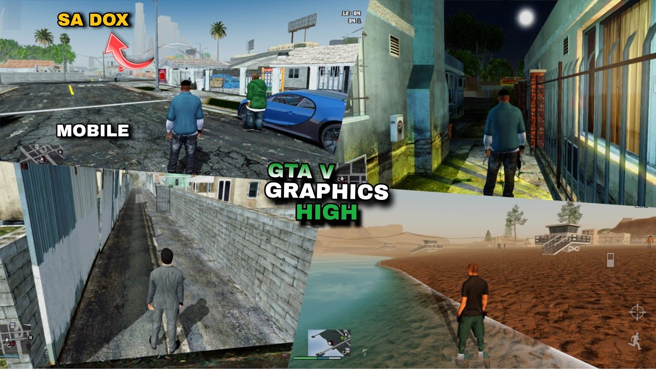 GTA 5 Modpack for GTA SA Android SAADOX Graphics