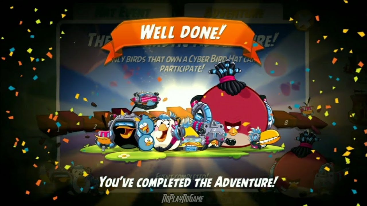 The Futuristic Adventure, Cyber Birds Hat Set Event Complete, Angry Birds 2, October 2023