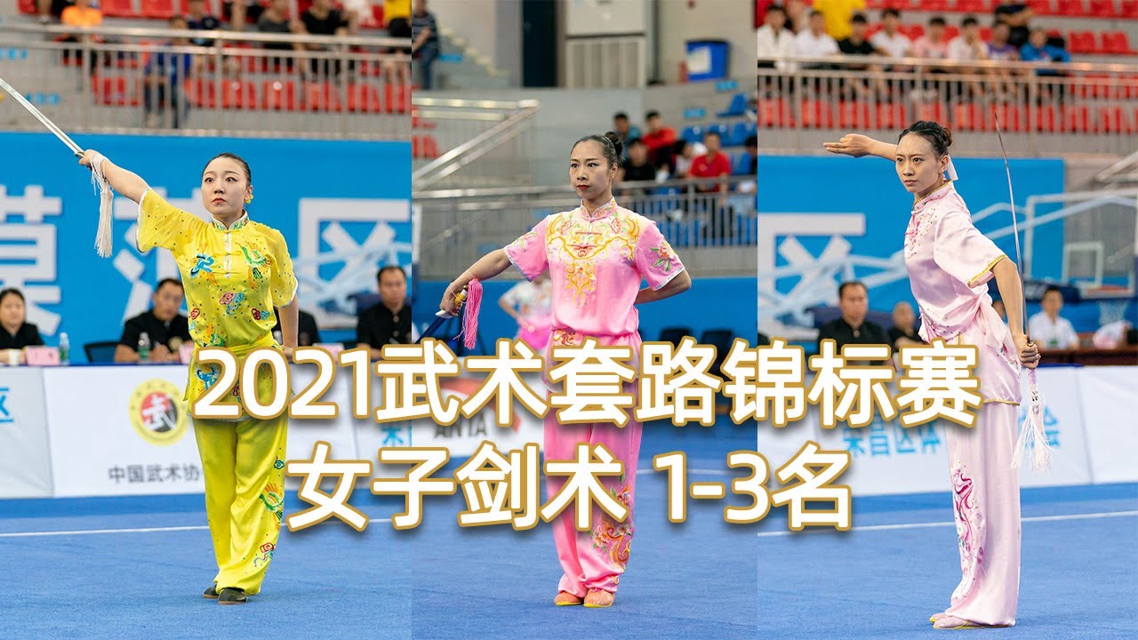 2021年全国武术套路锦标赛 女子剑术TOP3 第1名 赖晓晓 安徽 9.803，第2名 郭梦娇 河北 9.790，第3名 姚洋 山西 9.783 jianshu