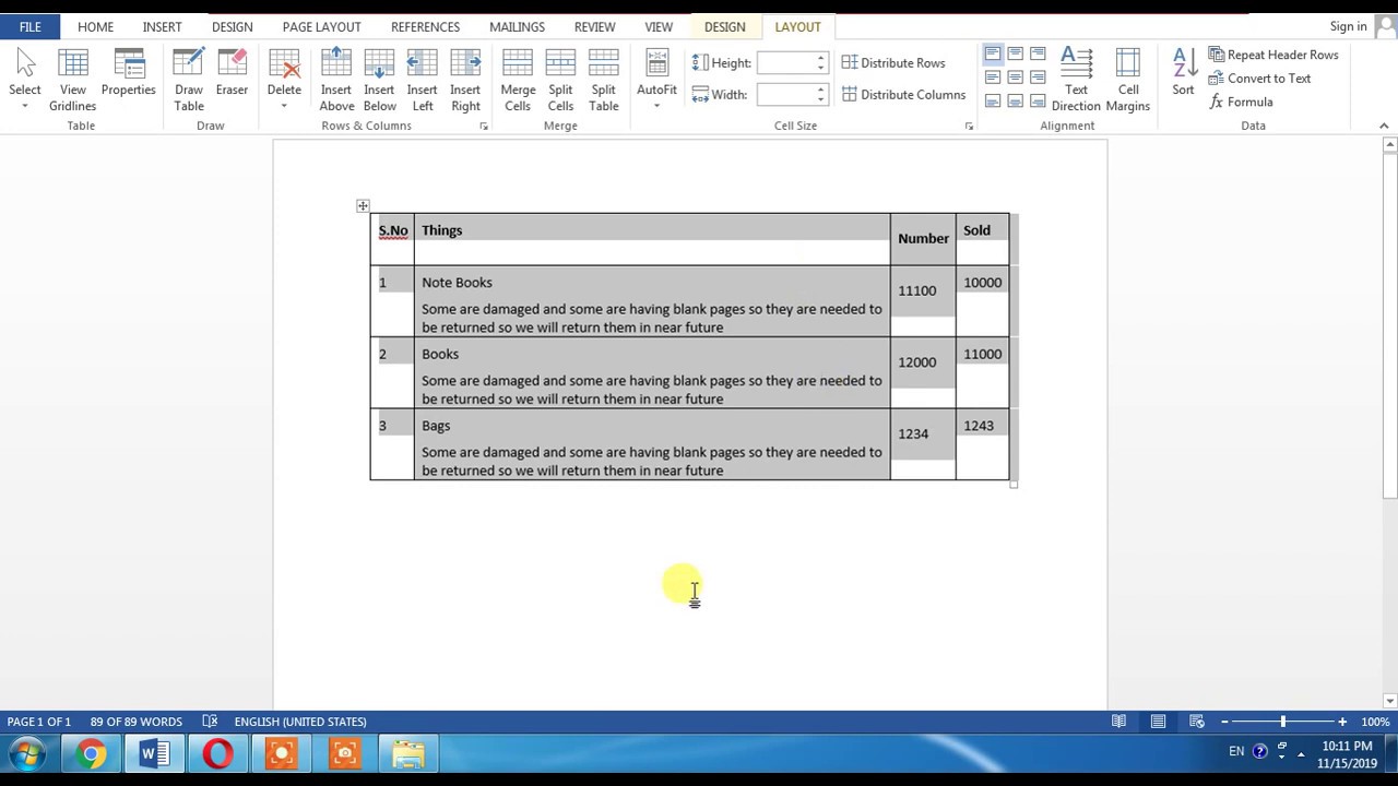 как настроить ячейку в соответствии с длиной текста в таблице MS Word
