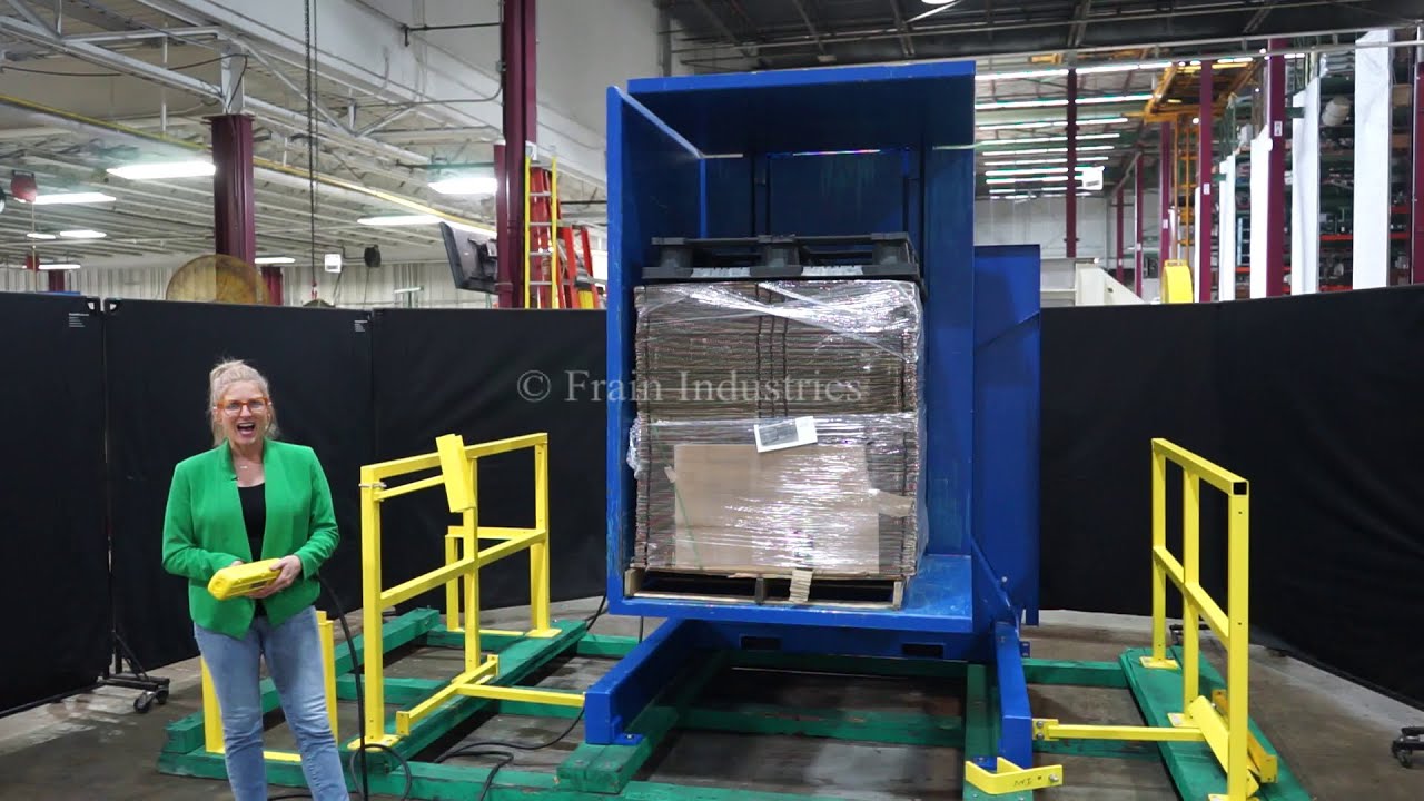 Cherrys Hydraulic Pallet Inverter Demonstration