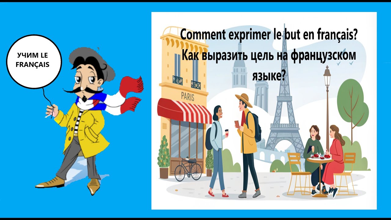 Comment exprimer le but en fran&ccedil;ais? Как выразить цель на французском языке?