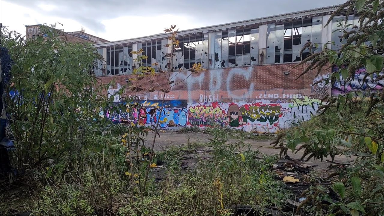Spectacular Graffiti Abandoned Building Sheffield UK