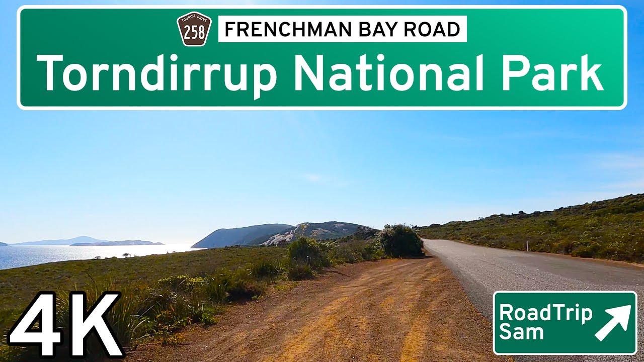 Drive from Albany to Bald Head Trail - Western Australia - Ambient Sound / POV