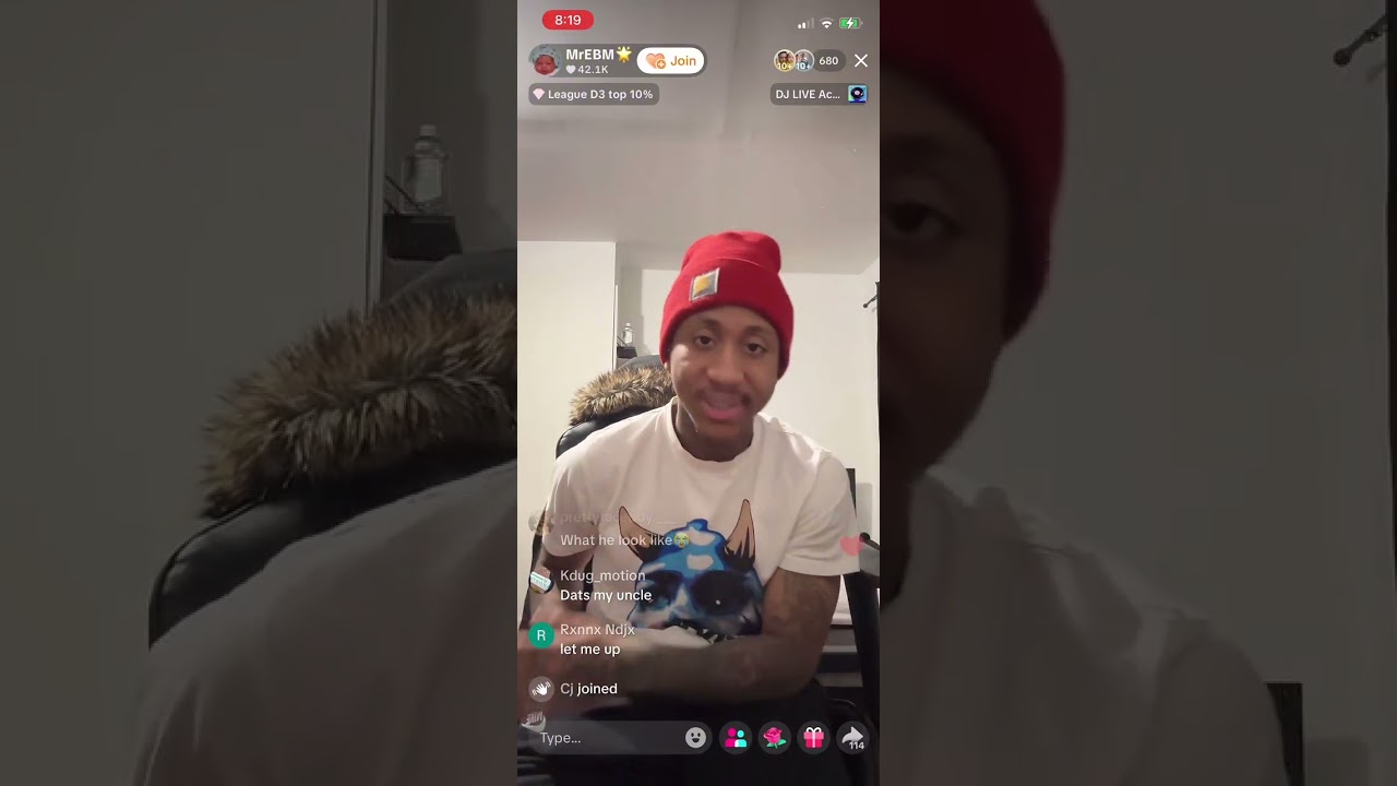 EBM Mete jail & street stories tiktok live #baltimore 