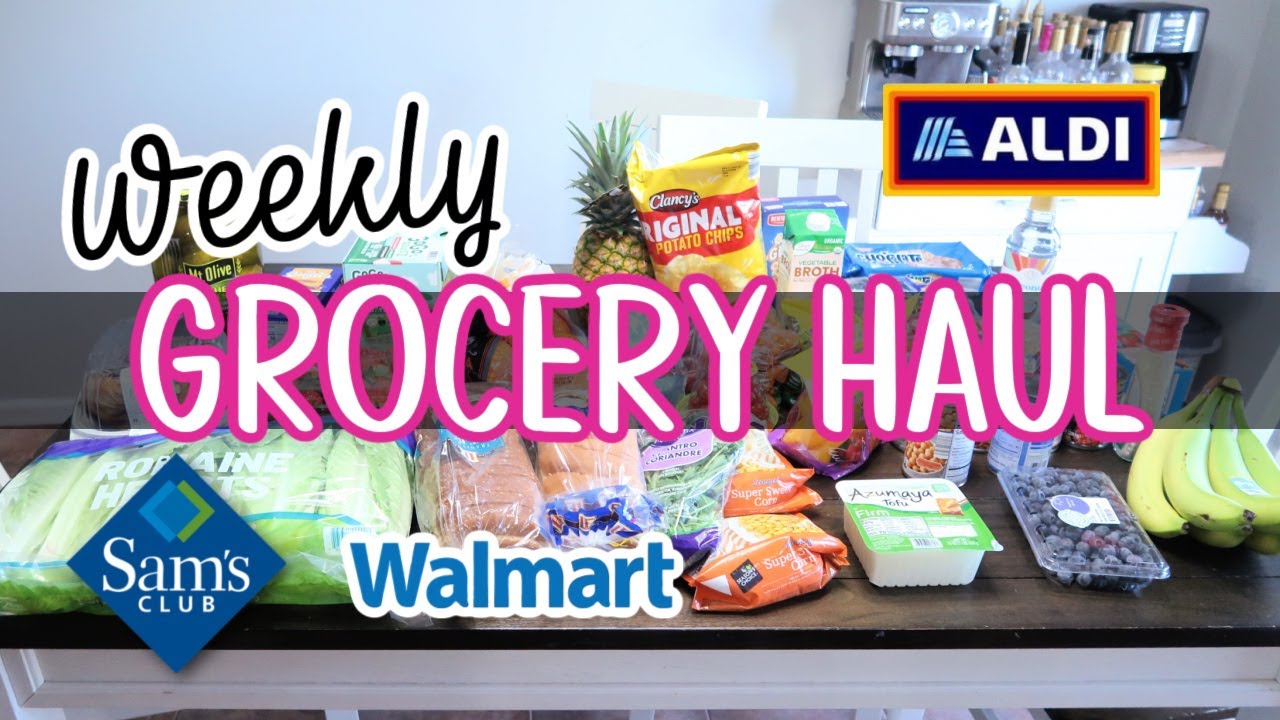 Еженедельная закупка продуктов | Sam's Club, Aldi и Walmart