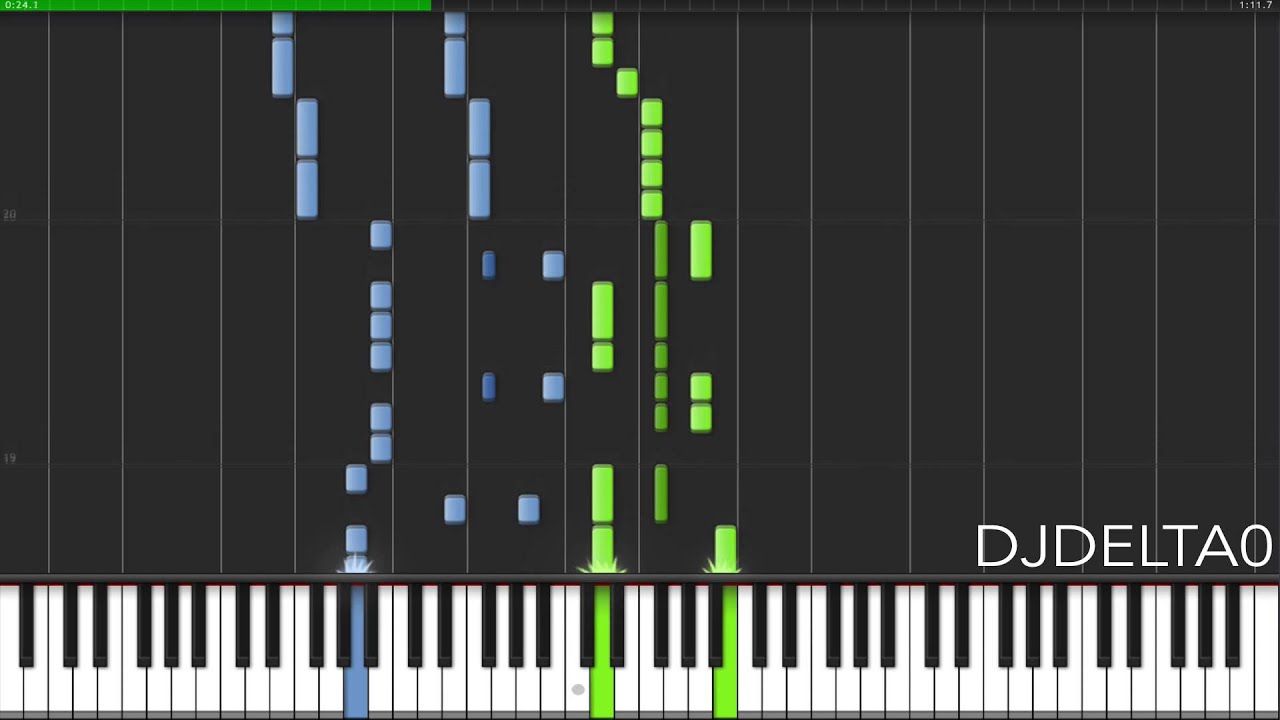 Awesome as I Wanna Be - Piano Transcription by DJDelta0 (9000 subscribers special!)