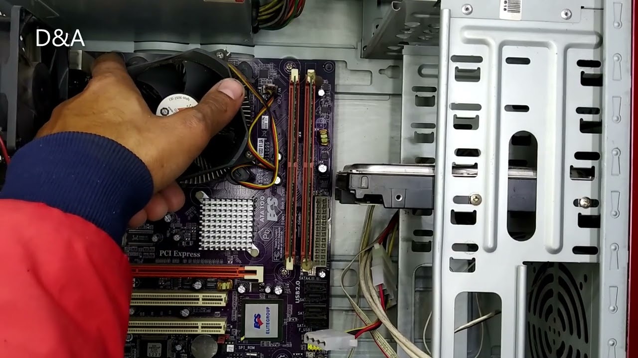 How to remove a motherboard from a pc  ( Hindi + English subtitles )