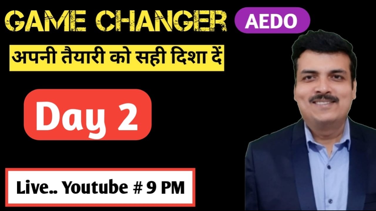 Game changer AEDO daily live @9 PM  Day - 2