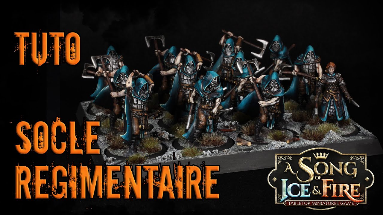 Tuto Figurine - Socle Régimentaire