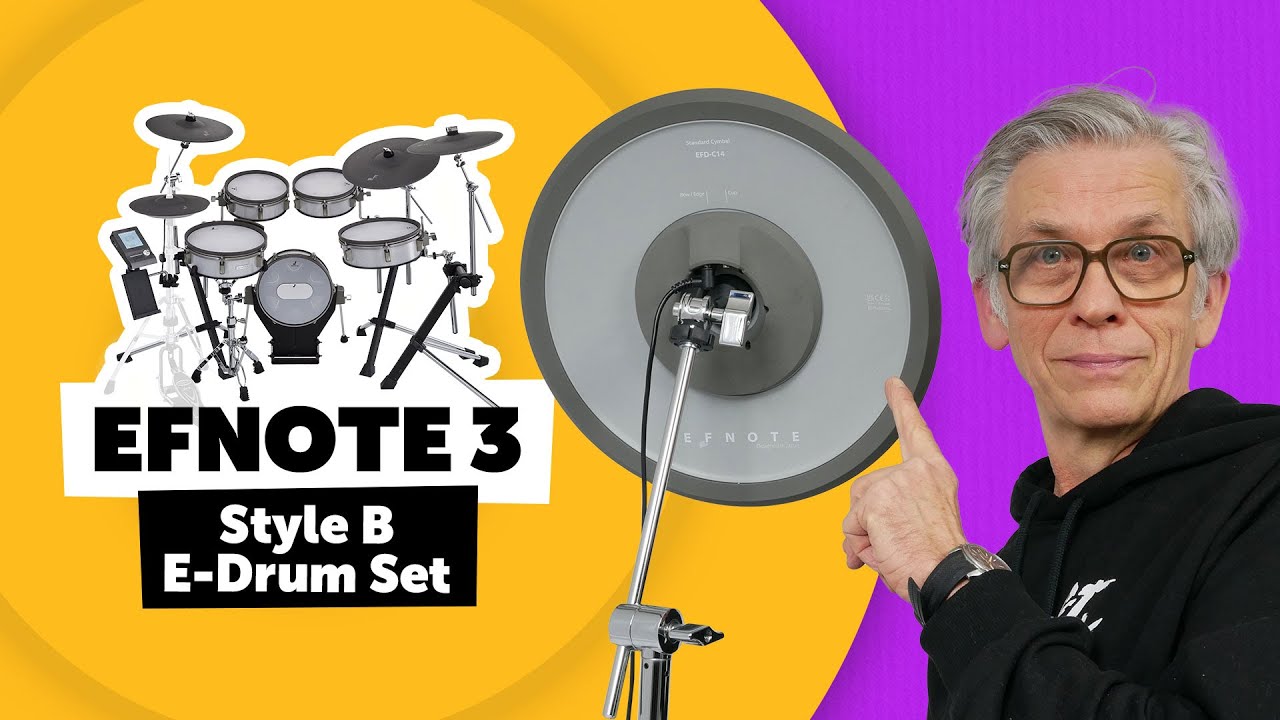 Efnote | 3 Style B E-Drum Set | Sound Demo