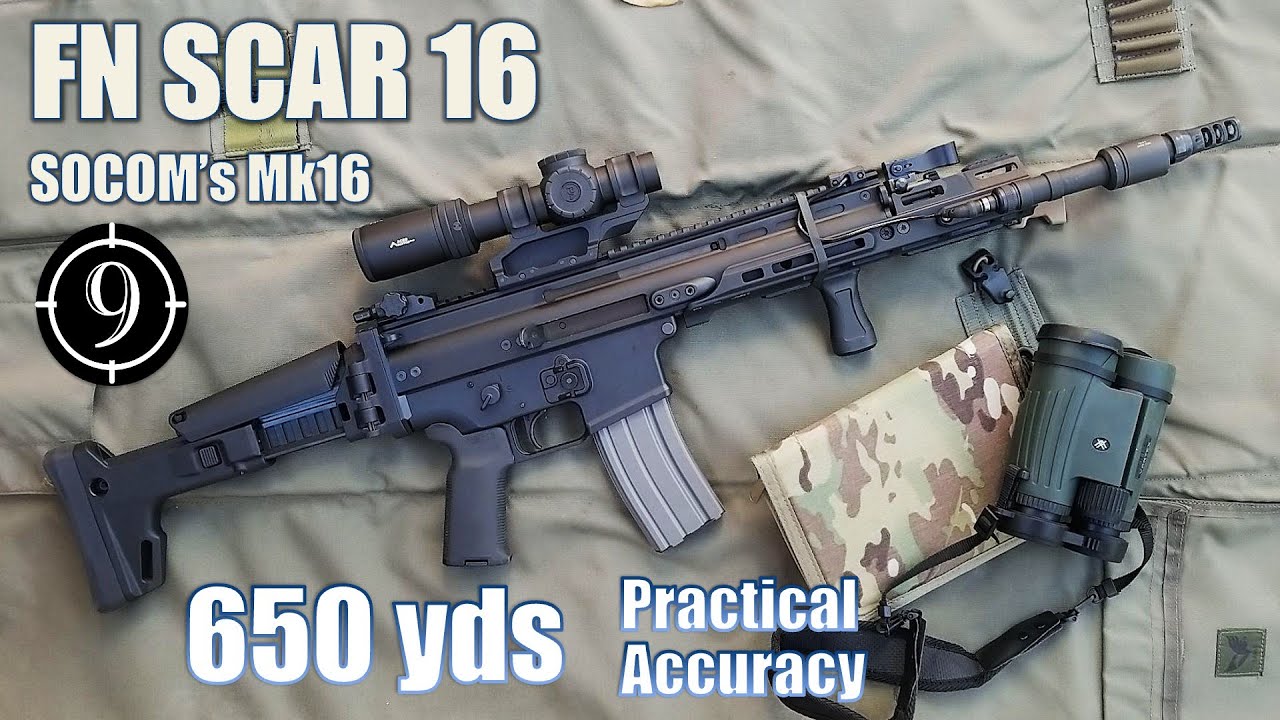 FN SCAR 16 to 500yds: Practical Accuracy (Primary Arms PLX-C 1-8x24mm | SOCOM Mk16)