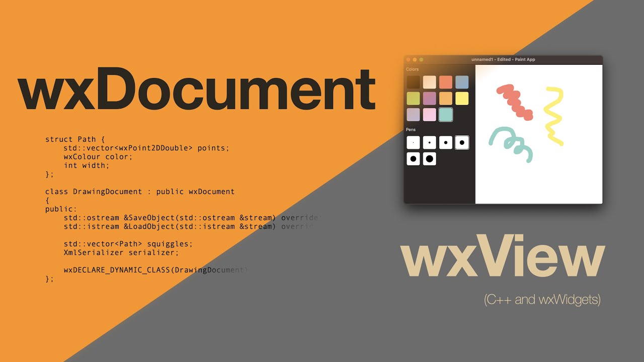 wxWidgets: Как профессионально организовать свой код на C++ с помощью фреймворка Document/View