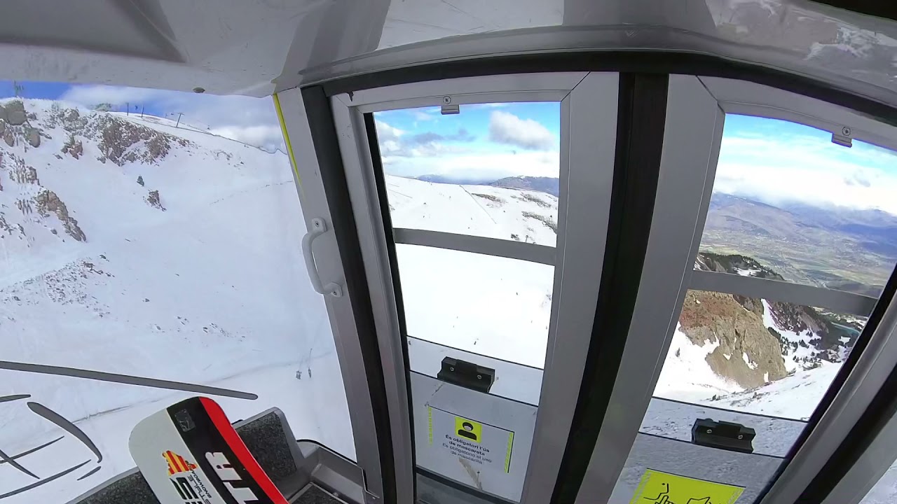 Último tramo Telecabina Cadí Moixeró, La Molina
