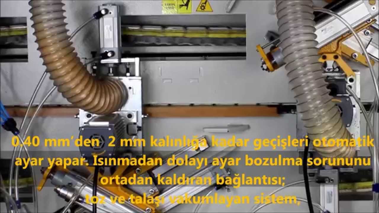 'Dünyanın İlk Minifix Üniteli Kenar Bantlama Makinesi Türkiye den'