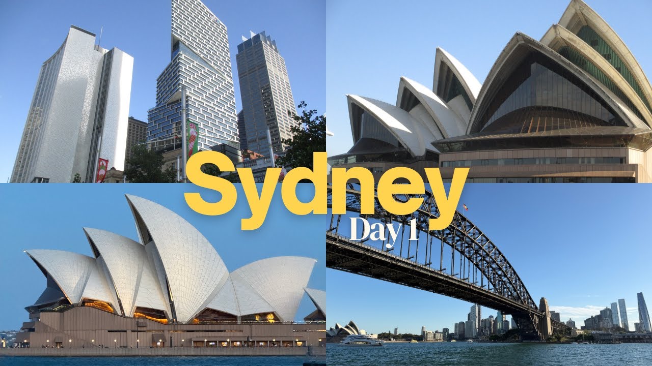 First Day in Sydney | Flight, Cruise Tour, Opera House, Harbour Bridge, Walking Around