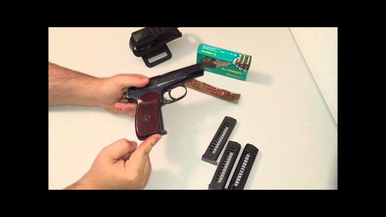 BELTFEDOPS REVIEW: Makarov Handgun 9x18mm