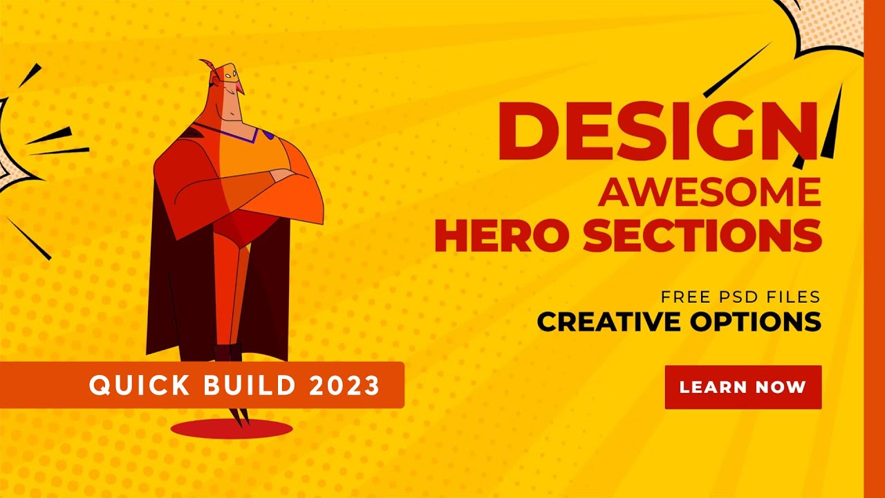 Create a Professional Hero Section with FREE Graphics | Quick Build: WordPress or Cloud