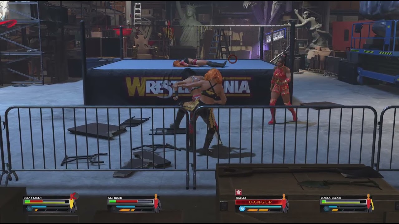 WWE 2K25 Women's Championship Backstage Brawl