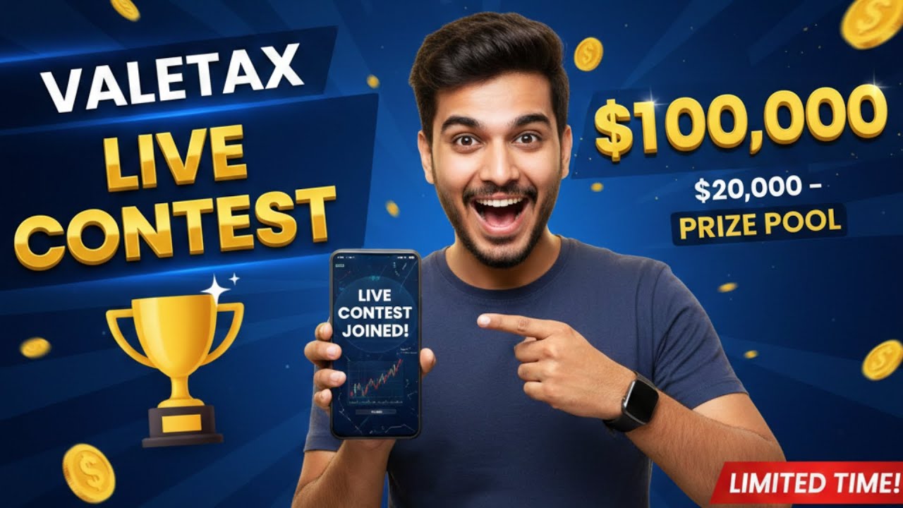 HOW TO JOIN Valetax Broker Contest 2025 | $20,000 - $100,000 Contest Pool Revealed!