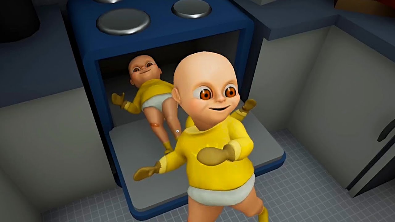 ПРИКОЛ В ИГРЕ The Baby In Yellow