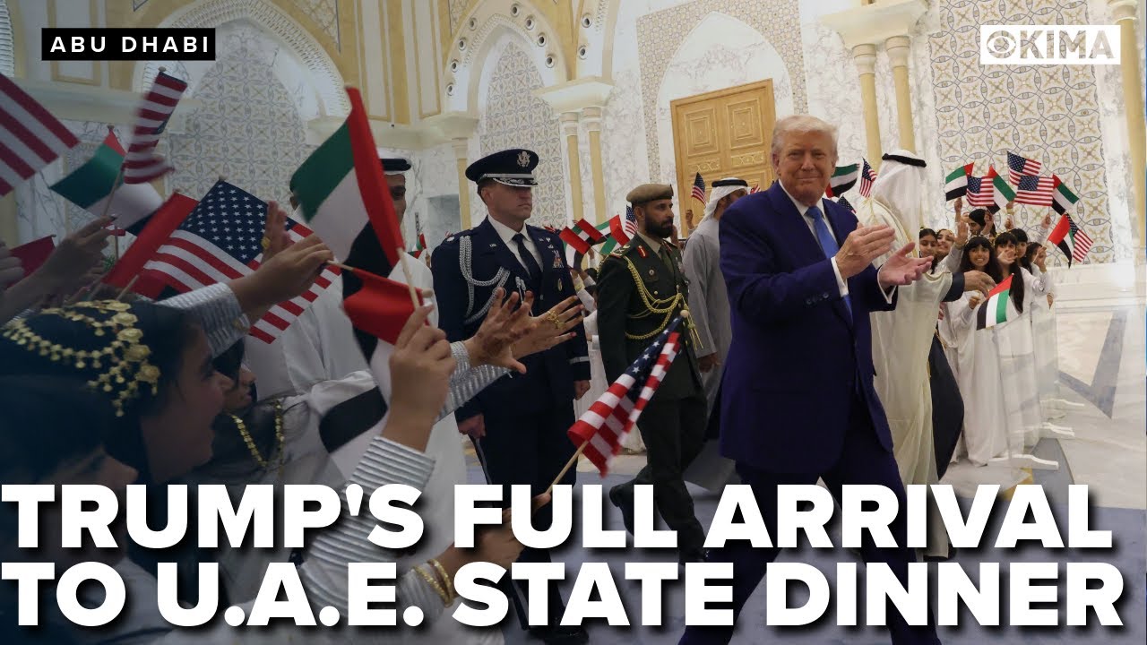 The Full Arrival of President Trump to the State Dinner at the 