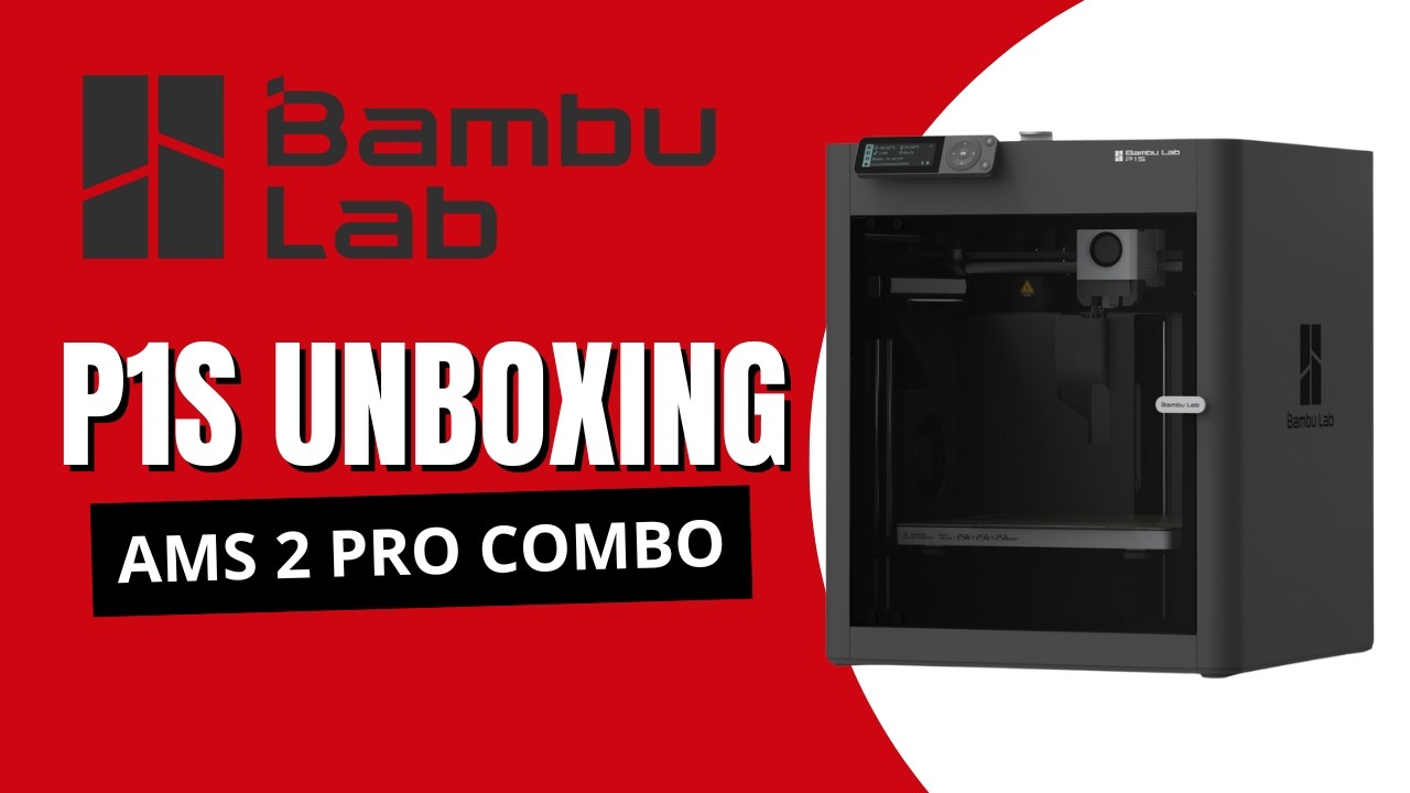 Bambu Lab P1S + AMS 2 Pro Unboxing — The Multi-Color 3D Printer Every OP Wants.