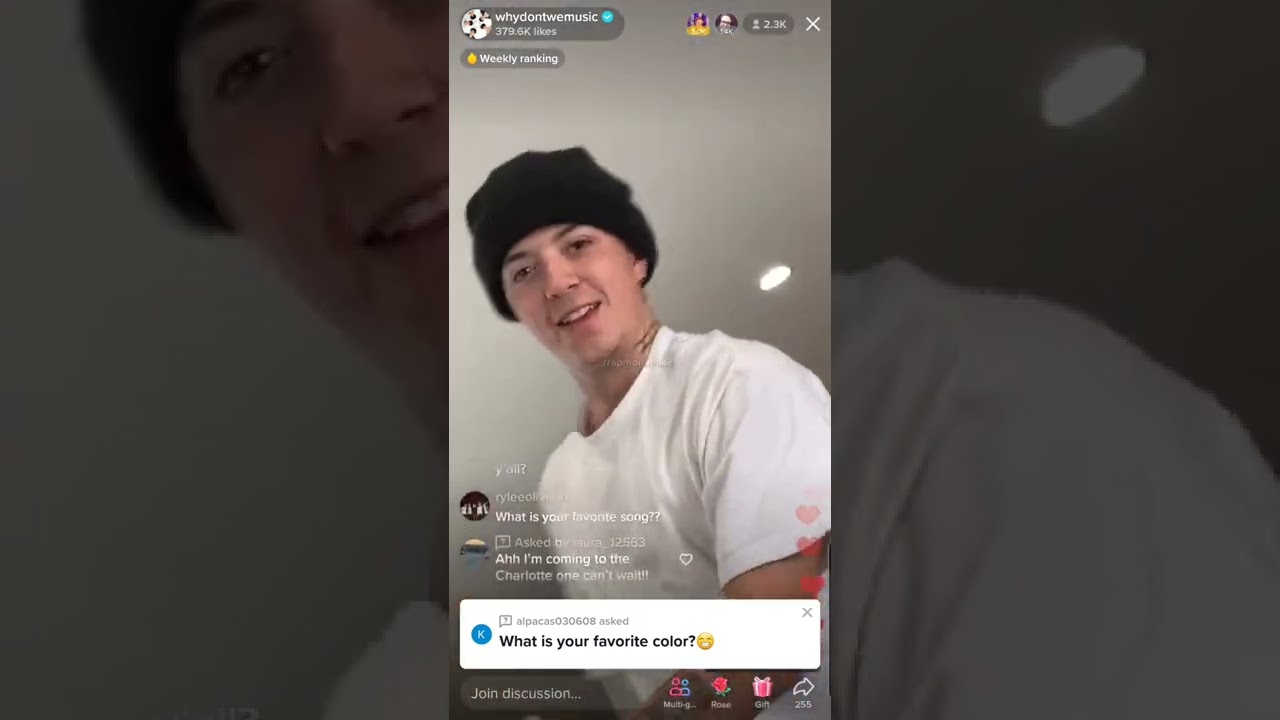 FULL Why Don't We TikTok Live Stream || 04.01.22