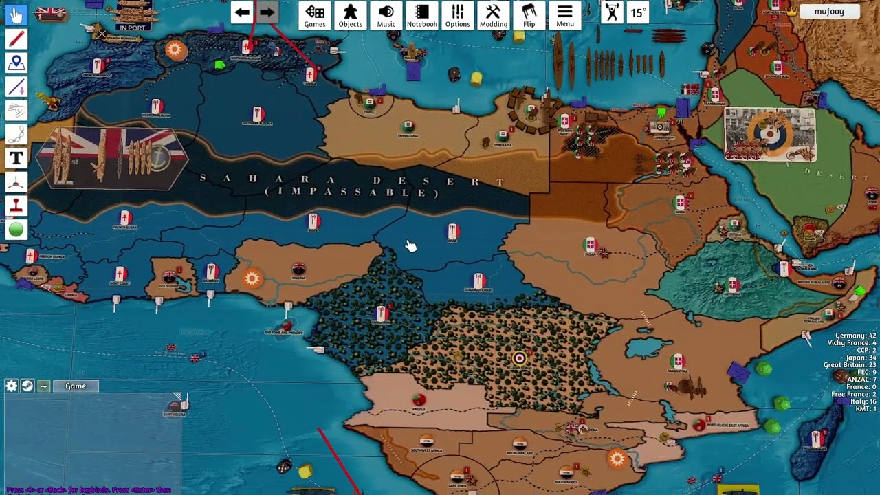 Operation Zipper Italy T8/Germany T9 July  '40