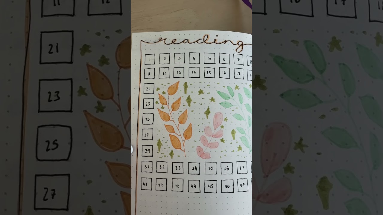 my first ever reading bujo!! 📚 #journaling #bujoflipthrough #journalwithme