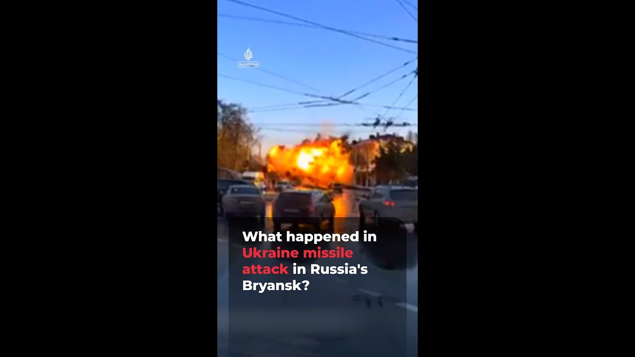 What happened in Ukraine missile attack in Russia's Bryansk? | AJ #shorts
