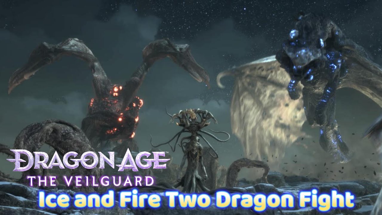 Ice and Fire Two Dragon Fight | Dragon Age Veilguard | Valostial Gaming