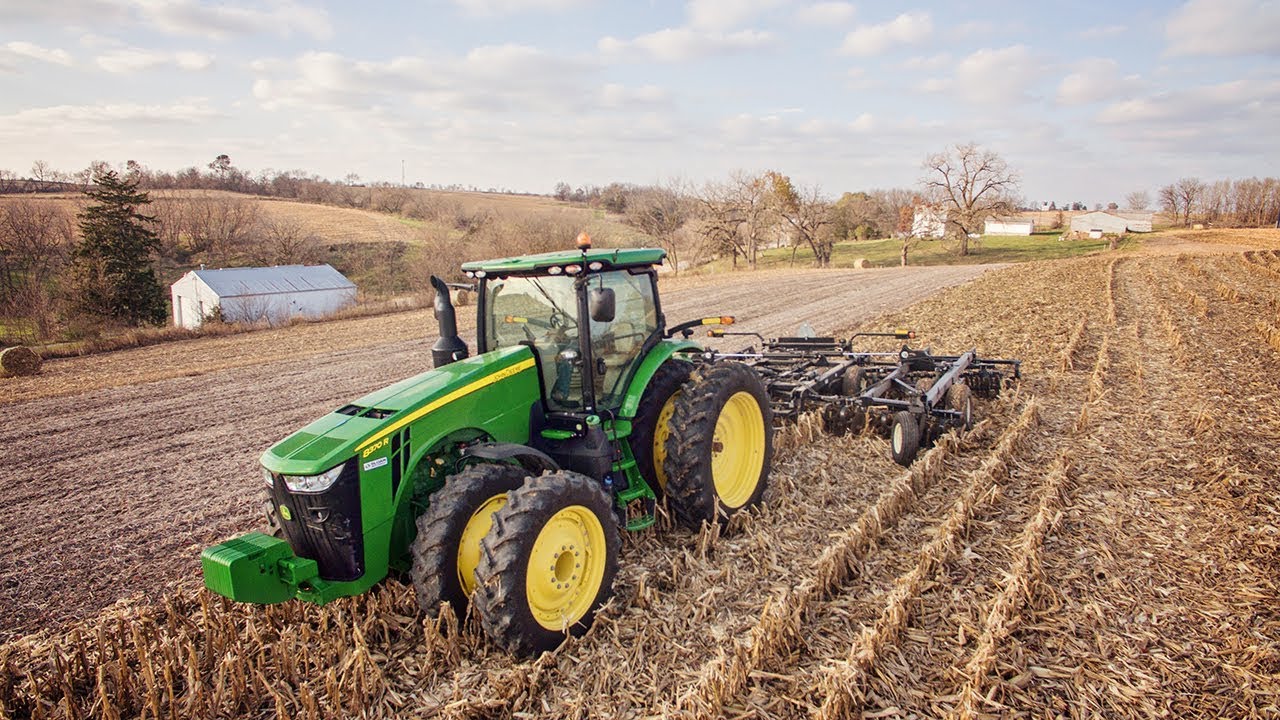 John Deere 8370R Demo - Earthmaster 3000 VT - Sloan Implement (Part 1)
