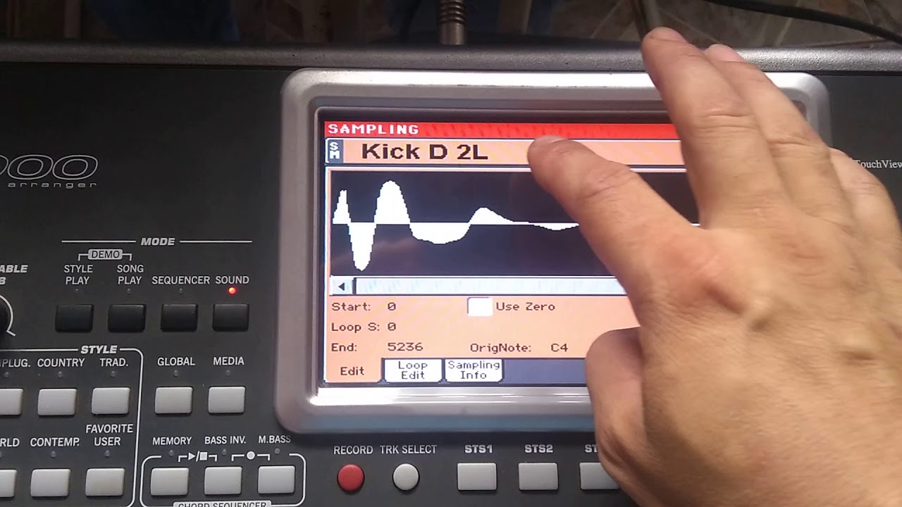 Dica para editar samples korg pa900 pa600 pa300 Atualização 2017