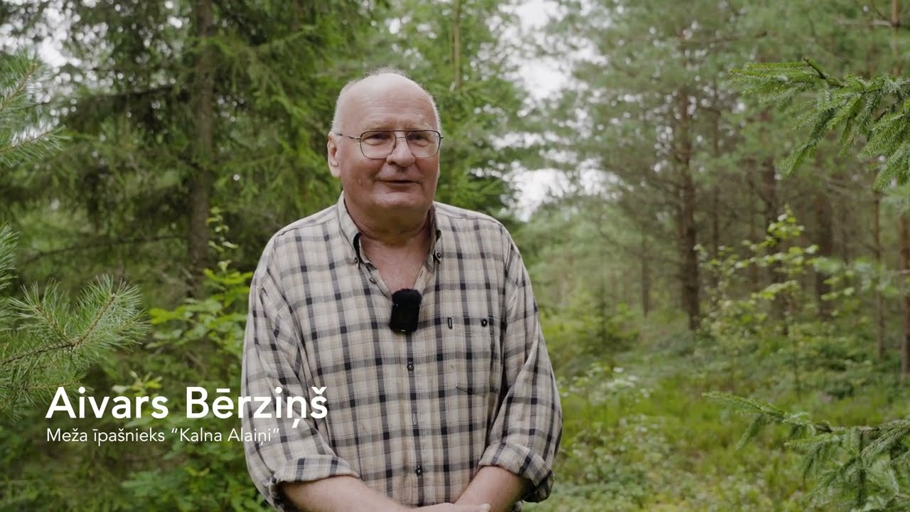 Konkurss: "Sakoptākais mežs 2025" Aivars Bērziņš - īpašuma "Kalna Alaiņi" saimnieks