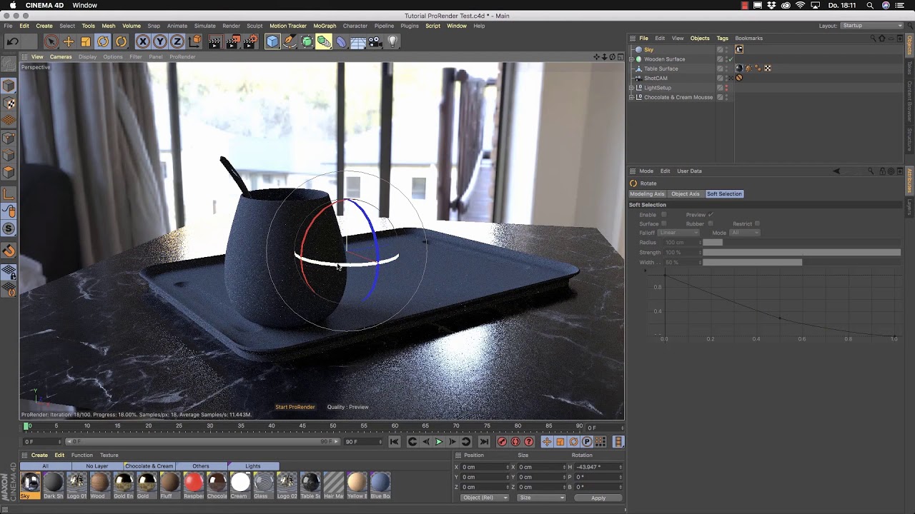 CINEMA 4D R20 New Feature Tutorial ProRender Helge Maus Joe