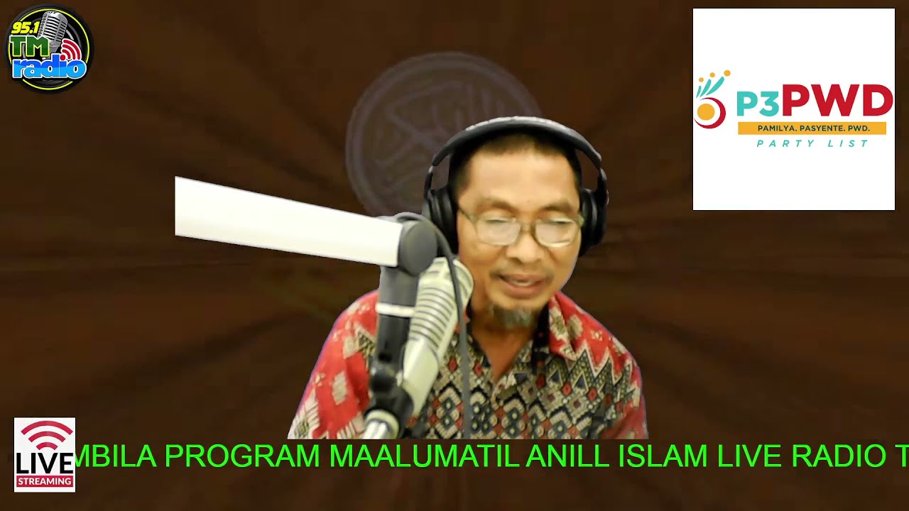 USTADS JAINUDIN KALIPAPA GUMBILA .PROGRAM MOHADARA LIVE RADIO TM BULUAN MAGUINDANAO