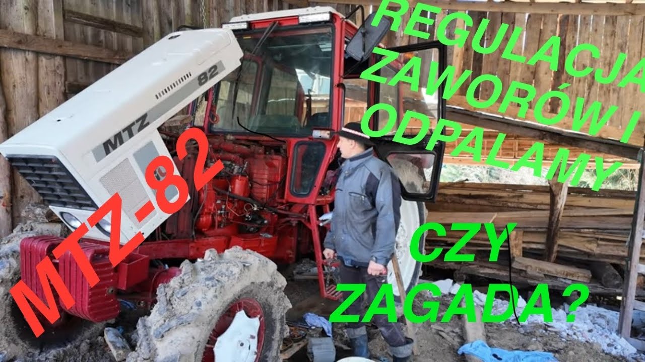MTZ-82 Regulacja luzów zaworowych po wymianie uszczelki pod głowicą
