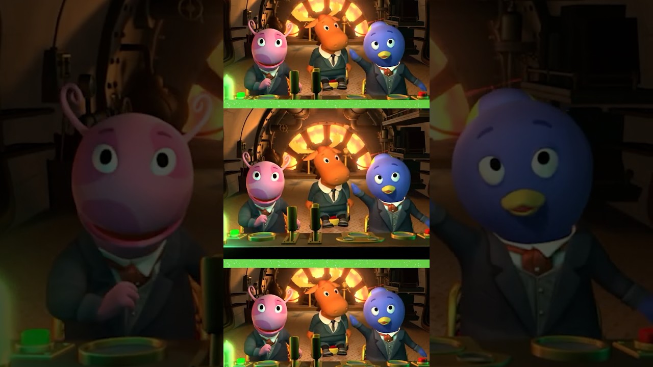 Backyardigans travel to the center of the earth! 🌎 #shorts