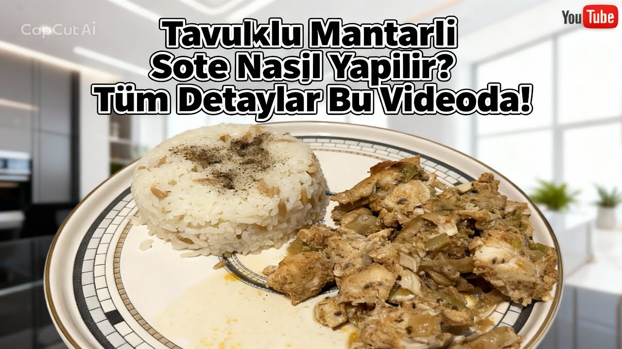 Tavuklu Mantarlı Sote | Pratik ve Lezzetli Akşam Yemeği
