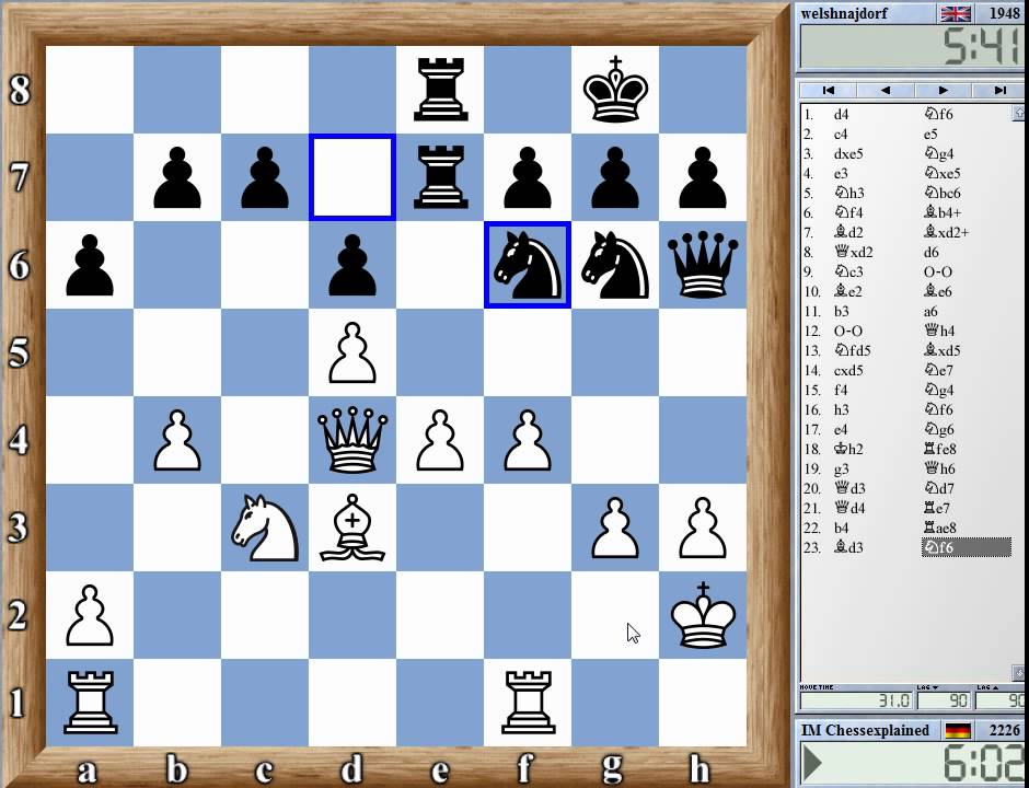 15 Min Chess #145 with Live Comments Budapest Gambit