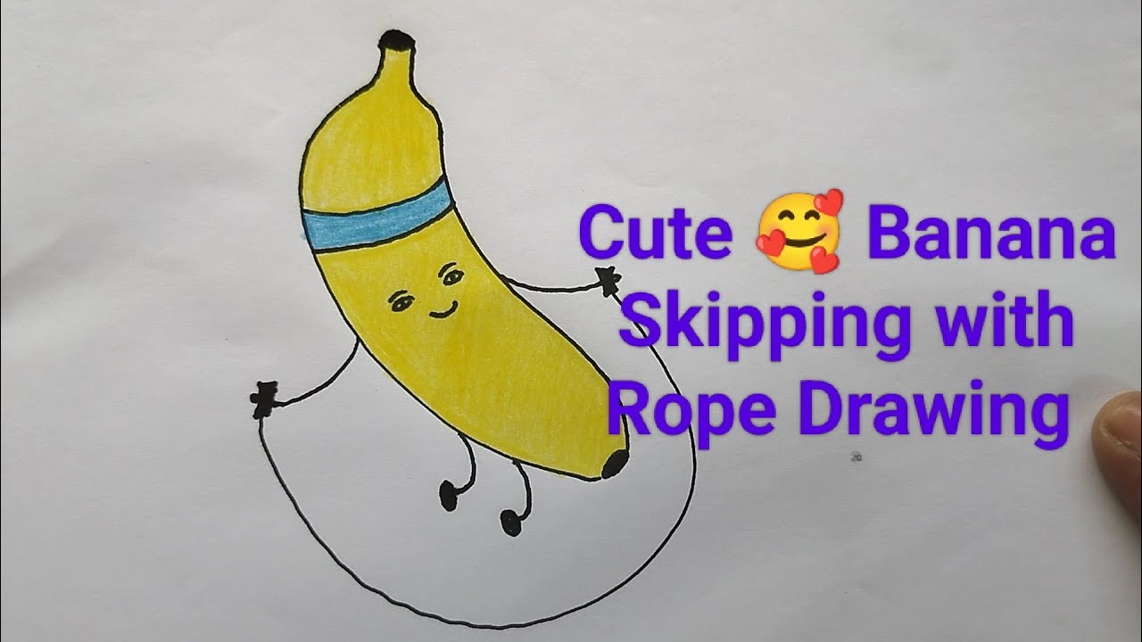Creative Banana Drawing for Kids | Banana Drawing| How to draw banana 🍌 🍌 🍌