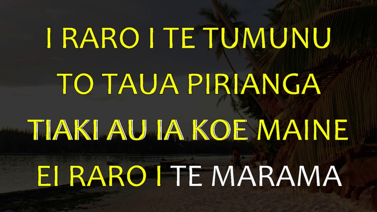 I RARO I TE TUMUNU - KARAOKE