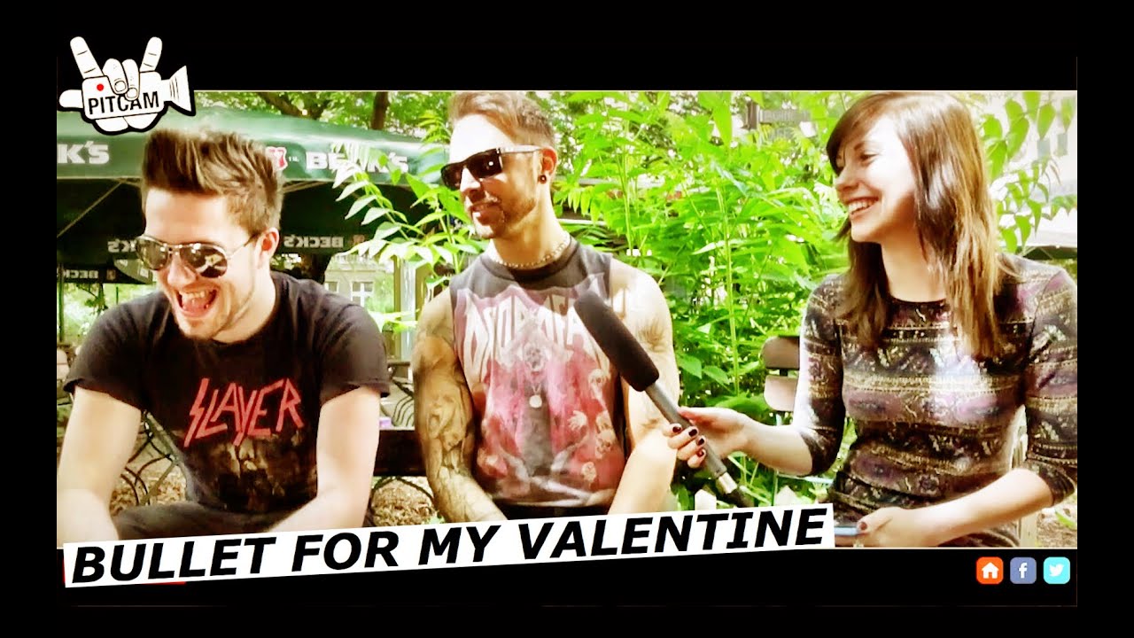 BULLET FOR MY VALENTINE interview with  Matthew Tuck and Jamie Mathias | www.pitcam.tv