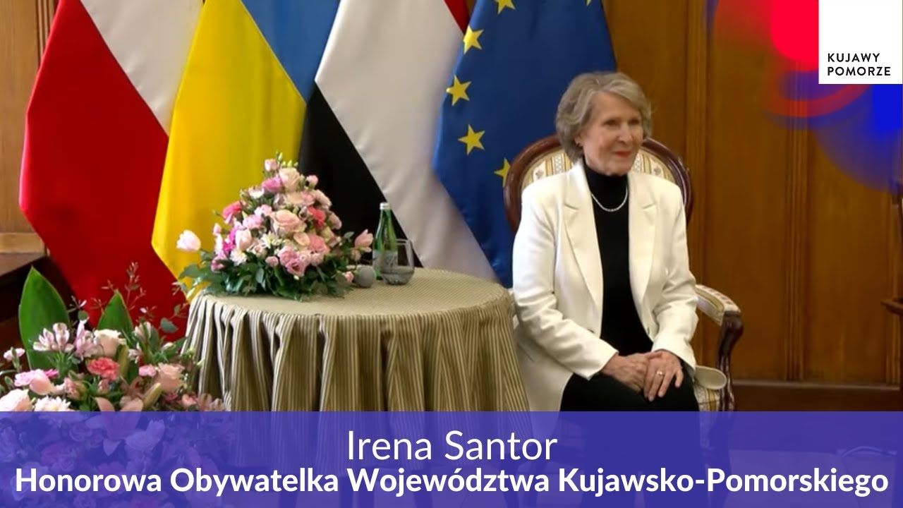Irena Santor - Honorowa Obywatelka Województwa Kujawsko-Pomorskiego