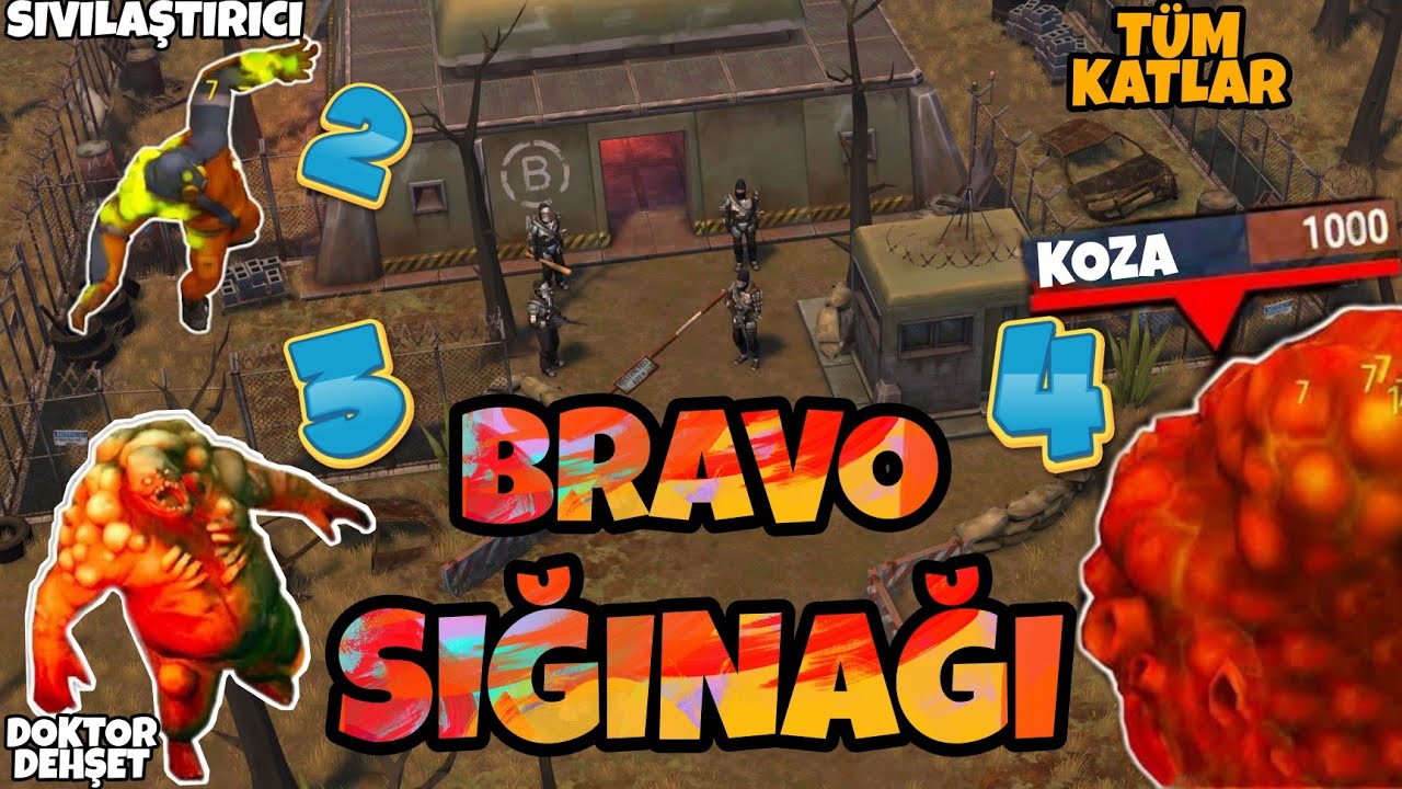 BRAVO SIĞINAĞI TÜM KATLAR - BUNKER BRAVO FLOOR 2 - 3 - 4 - FULL TEMİZLEDİK