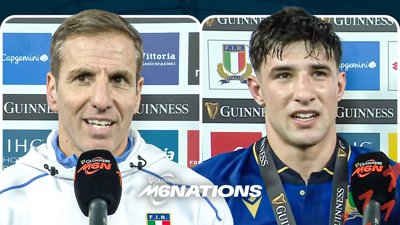 Italy Head Coach Gonzalo Quesada Reacts to Italy's FIRST EVER Win Over England